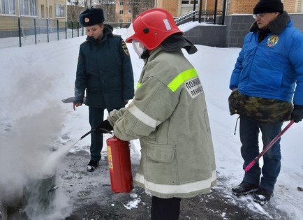 В Мгинской больнице учились правилам  пожарной безопасности