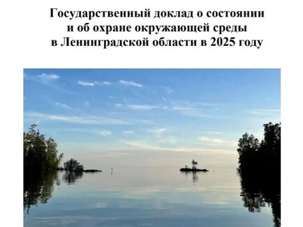 Государственный доклад о состоянии и об охране окружающей среды в Ленинградской области в 2025 году